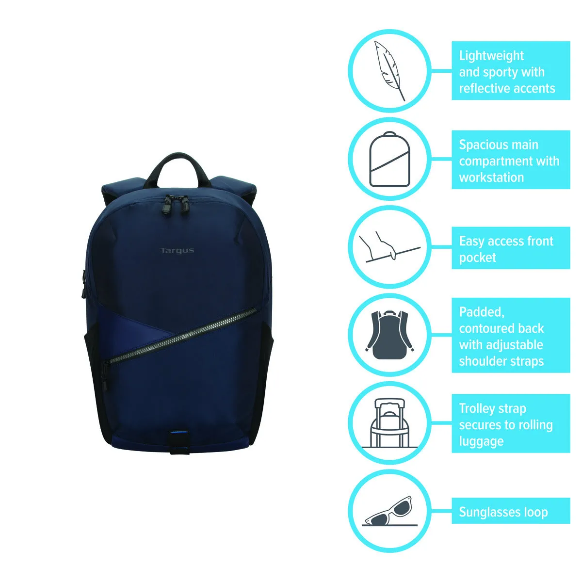 15-16" Transpire™ Compact Backpack (Blue)