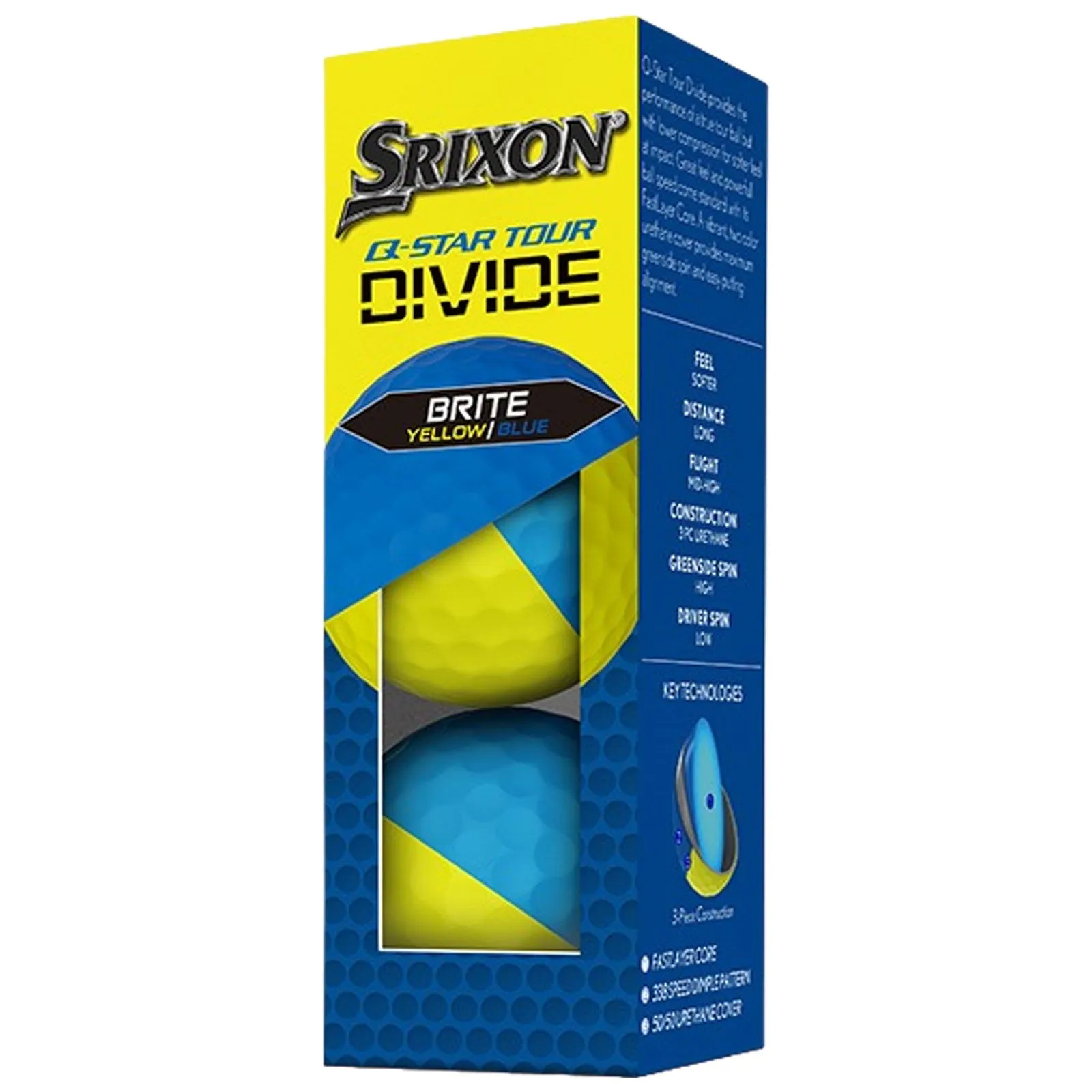 2024 Srixon Q-Star Tour Divide Golf Balls