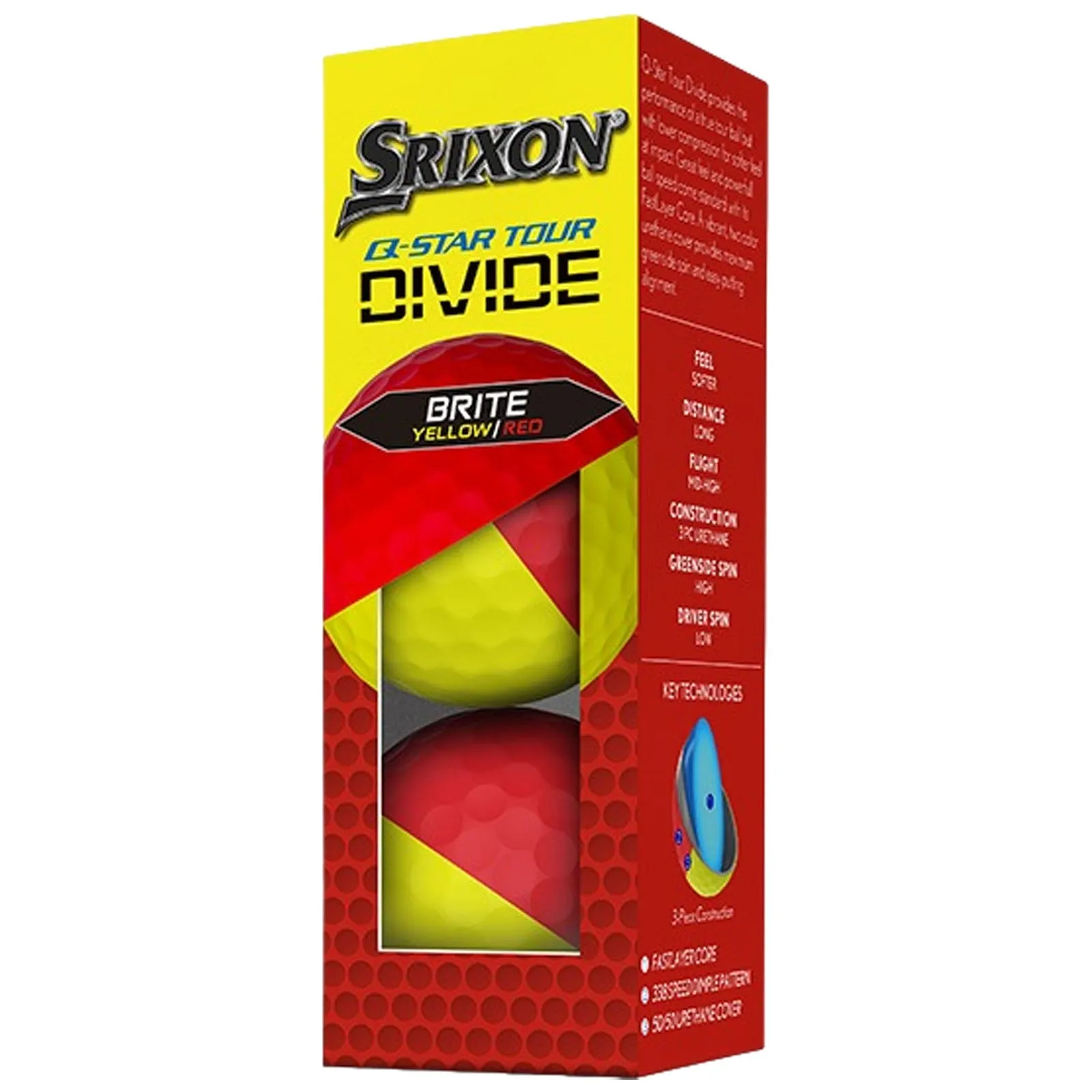 2024 Srixon Q-Star Tour Divide Golf Balls