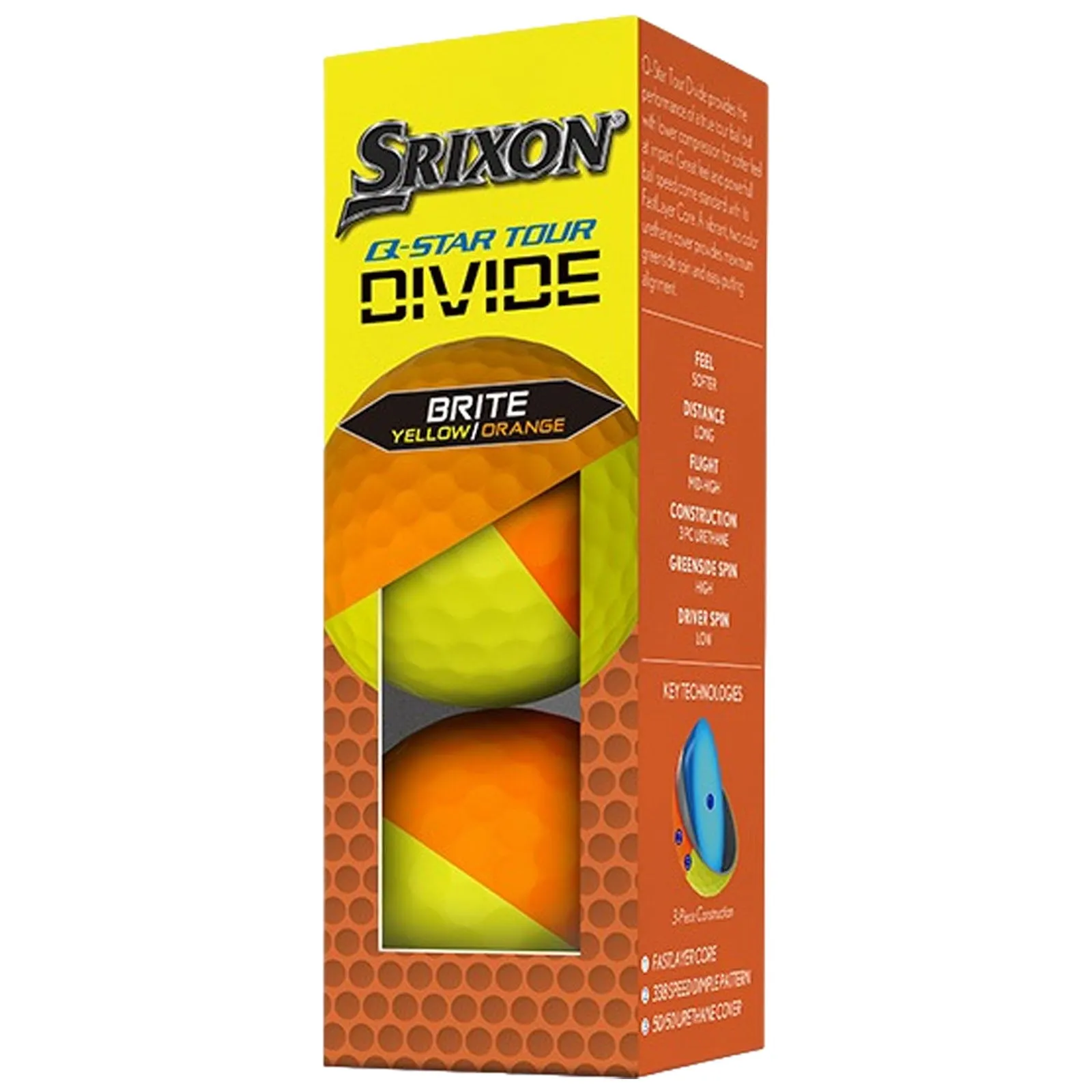 2024 Srixon Q-Star Tour Divide Golf Balls