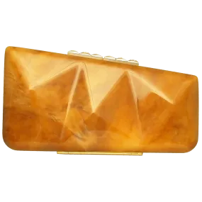 72 Smalldive Alabaster Motif Minaudiere Clutch