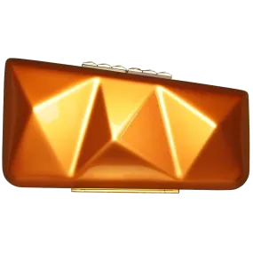 72 Smalldive Metallic Copper Minaudiere Clutch