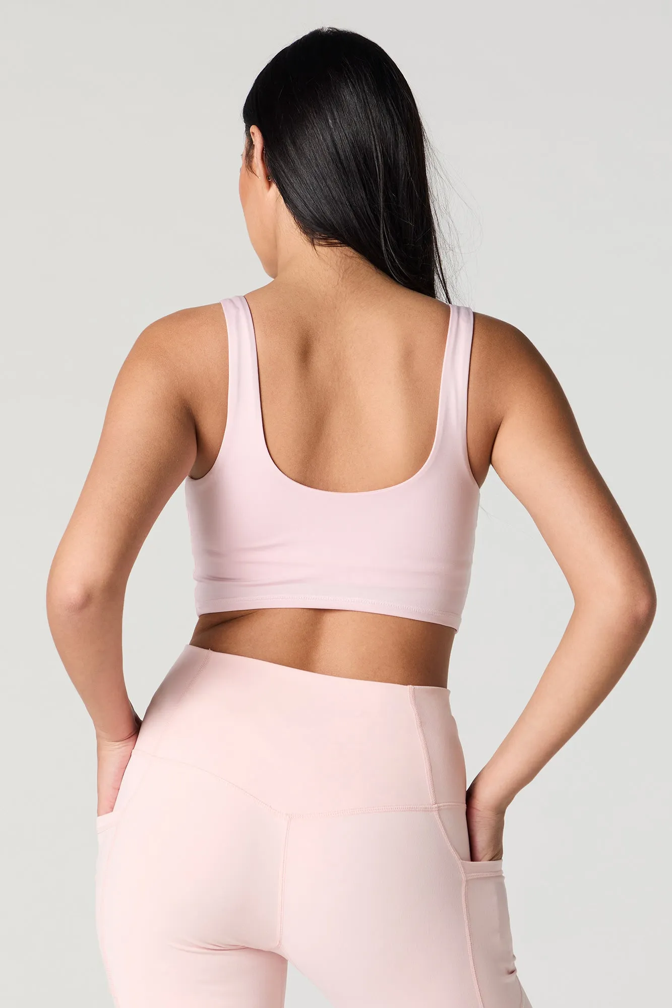 Active Soft Cropped Corset Tank