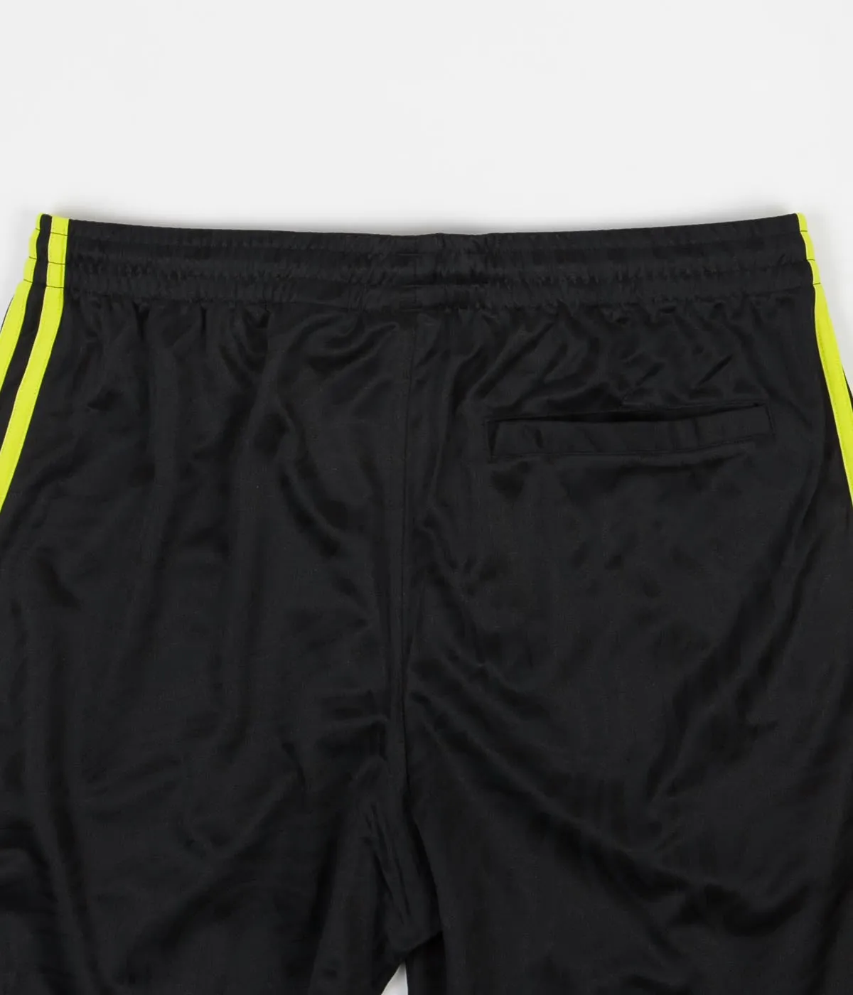 Adidas Athletic Shorts - Black / Acid Yellow