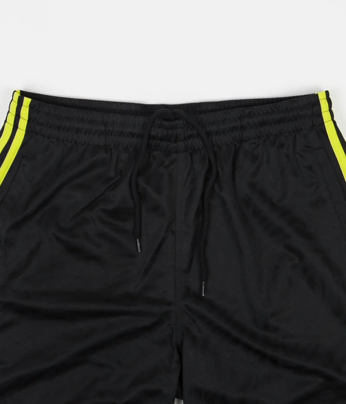 Adidas Athletic Shorts - Black / Acid Yellow