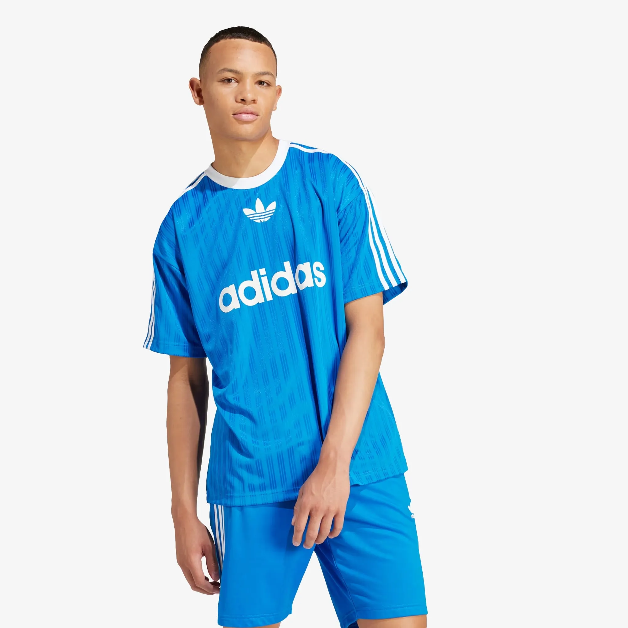 Adidas Originals | ADICOLOR TEE  { BLUE BIRD/WHITE