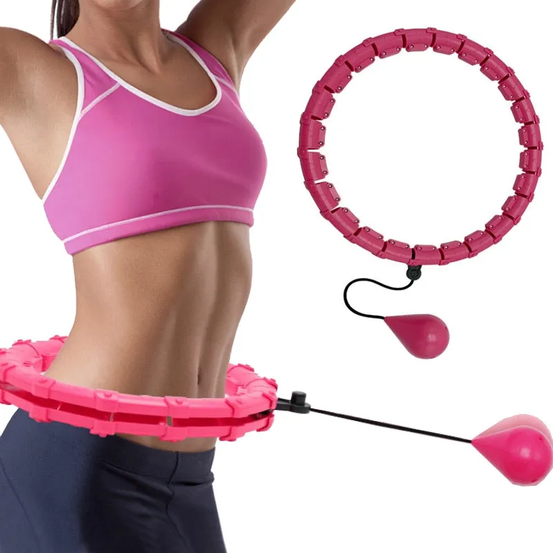 Adjustable Sport Hoops  Exercise Detachable Massage Hoops