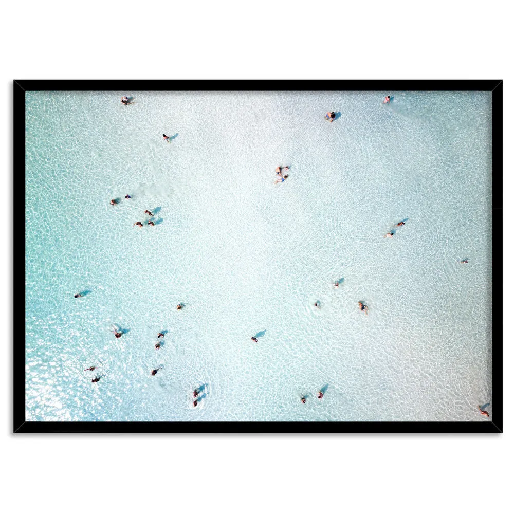 Aerial Summer Beach II - Art Print