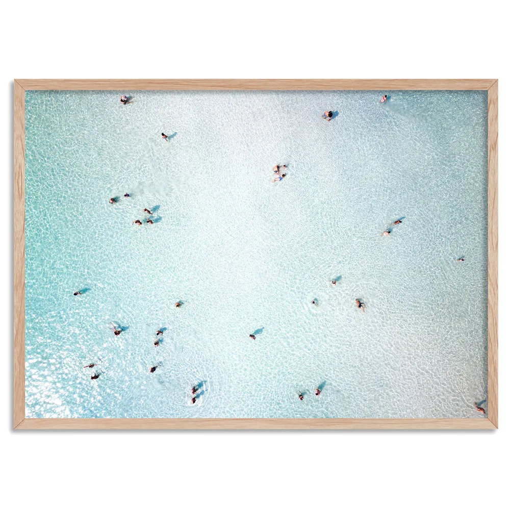 Aerial Summer Beach II - Art Print