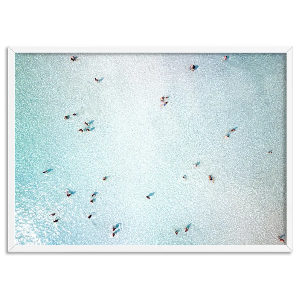 Aerial Summer Beach II - Art Print