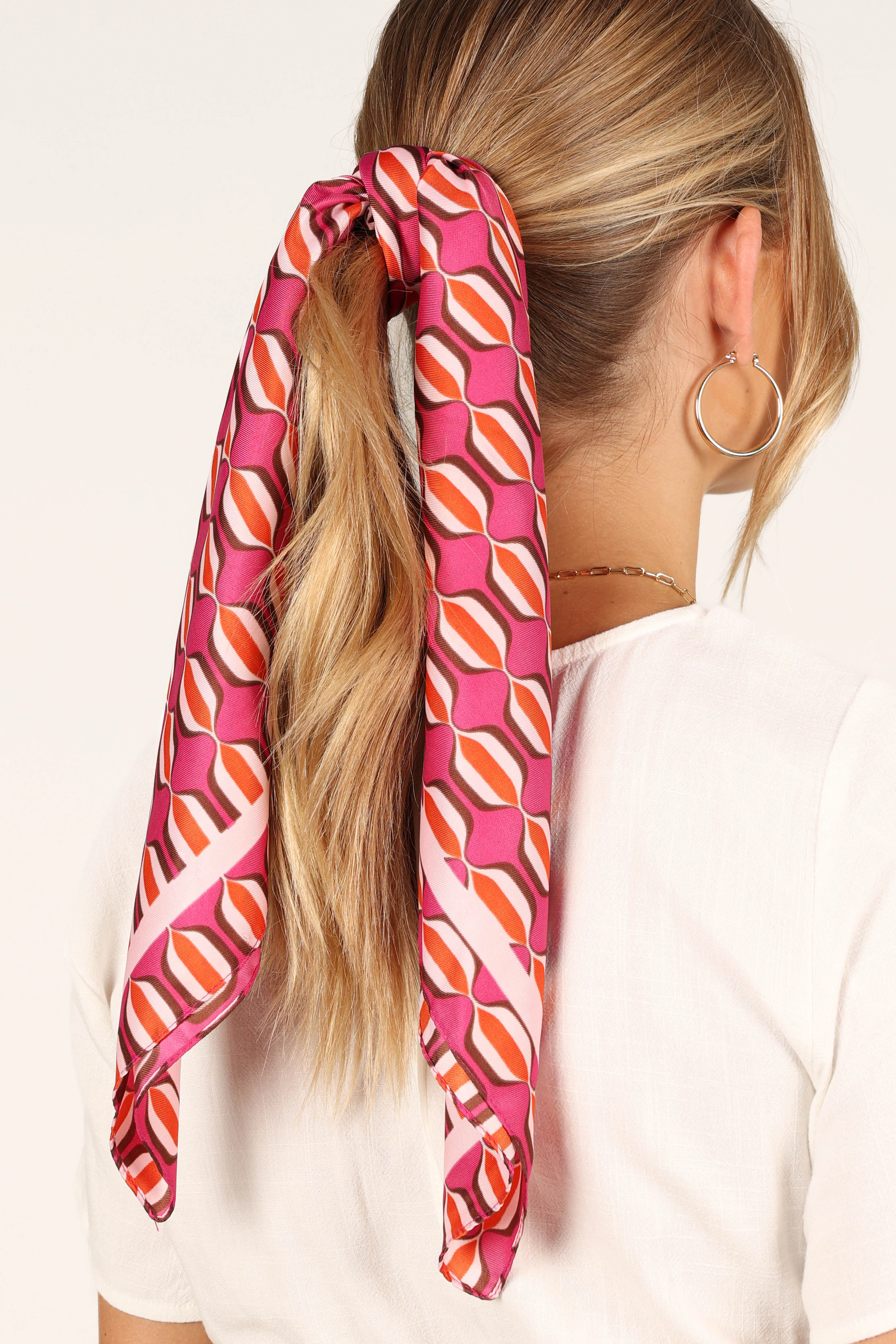 Agnes Hair Scarf - Pink Multi