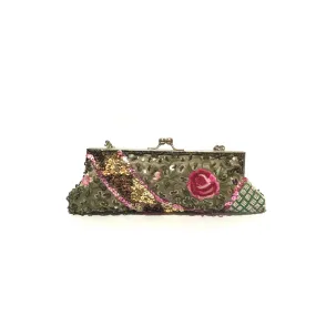 ALDO Multi Colour Sequins Clutch | Pre Loved |