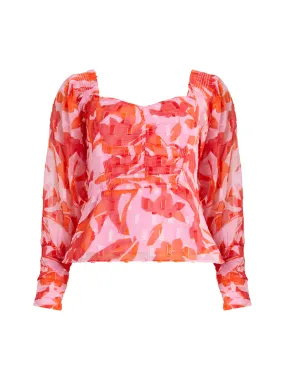 Ally Dinah Sweetheart Neck Top