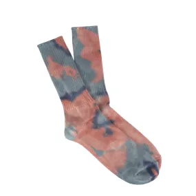 Anonymous Ism Tie Dye Crew Socks Red