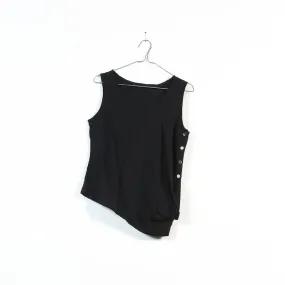 asymmetrical pocket blouse