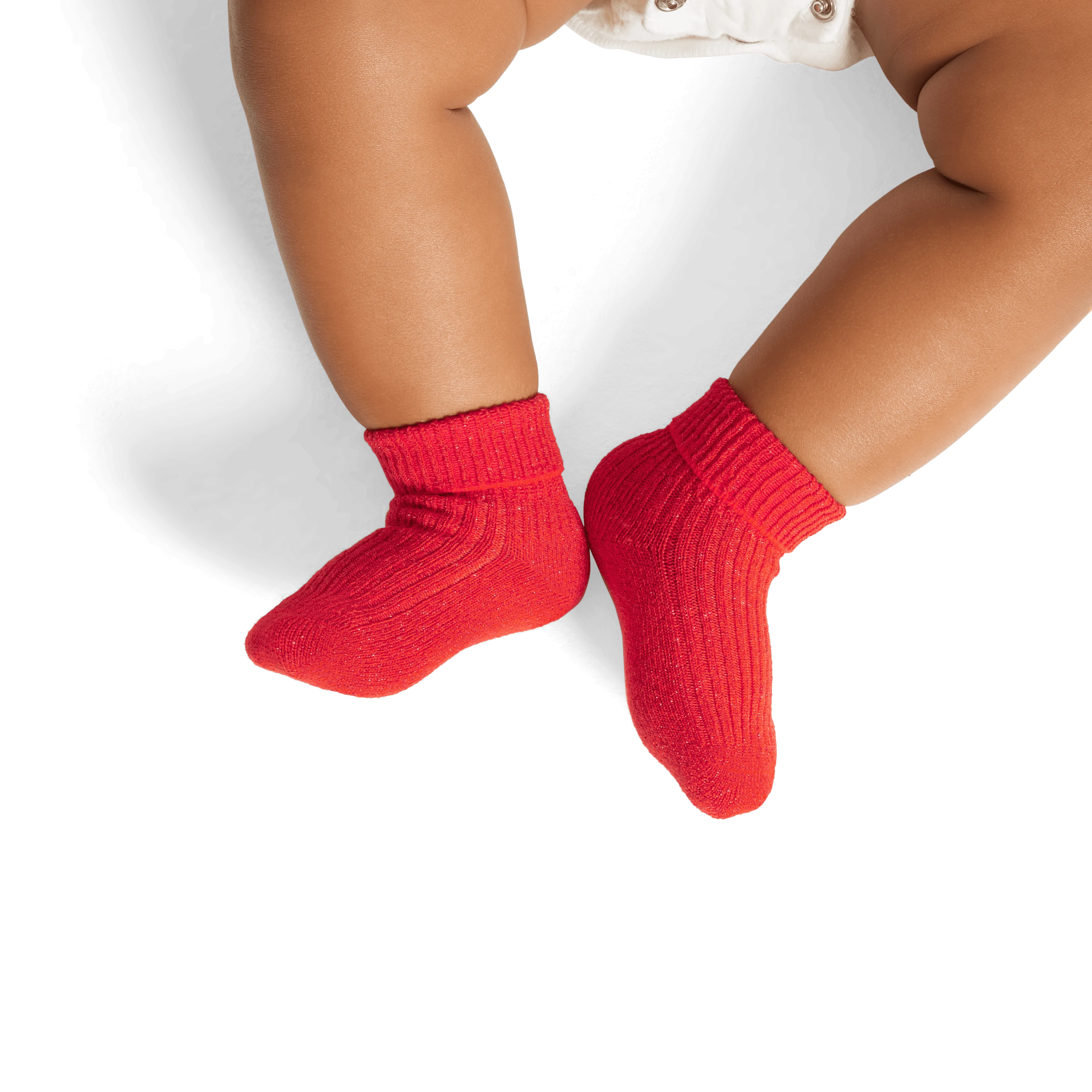 Baby Sparkle Rib Sock 4-Pack (6-12 Months)