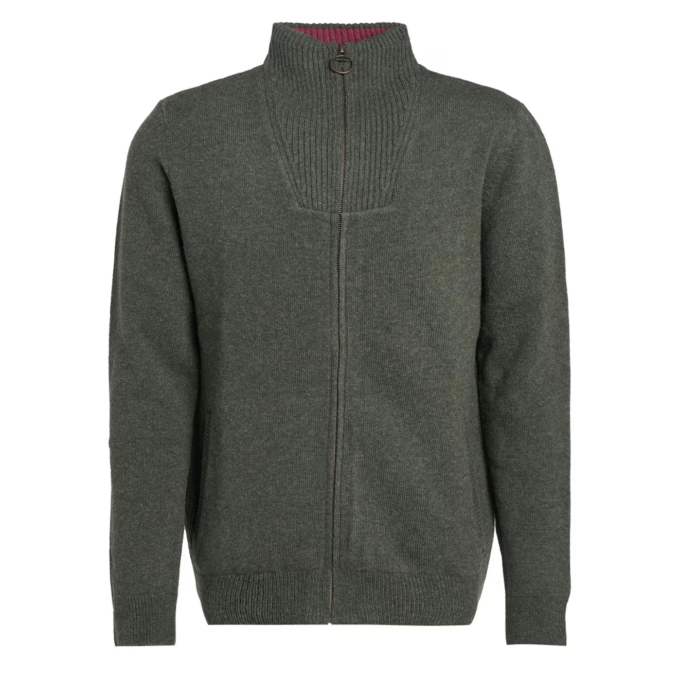 Barbour Nelson Essential V-Neck Knit Seaweed