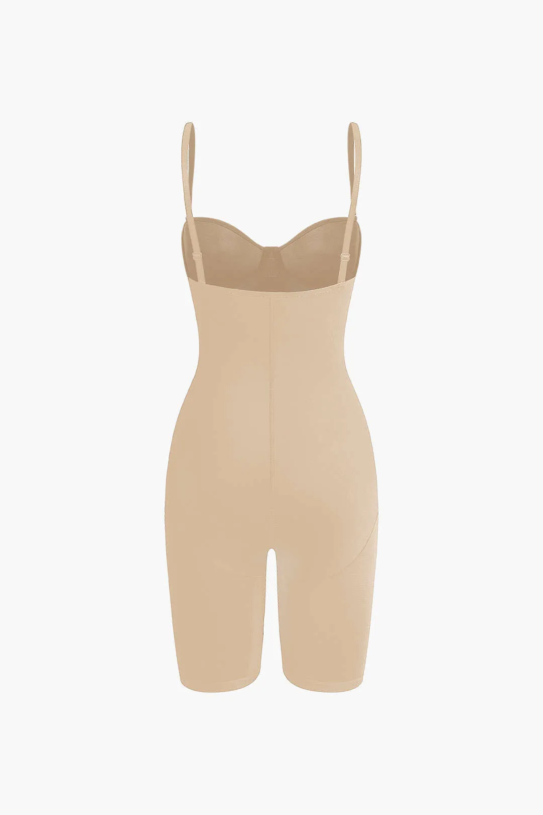 Basic Solid Bustier Slip Romper