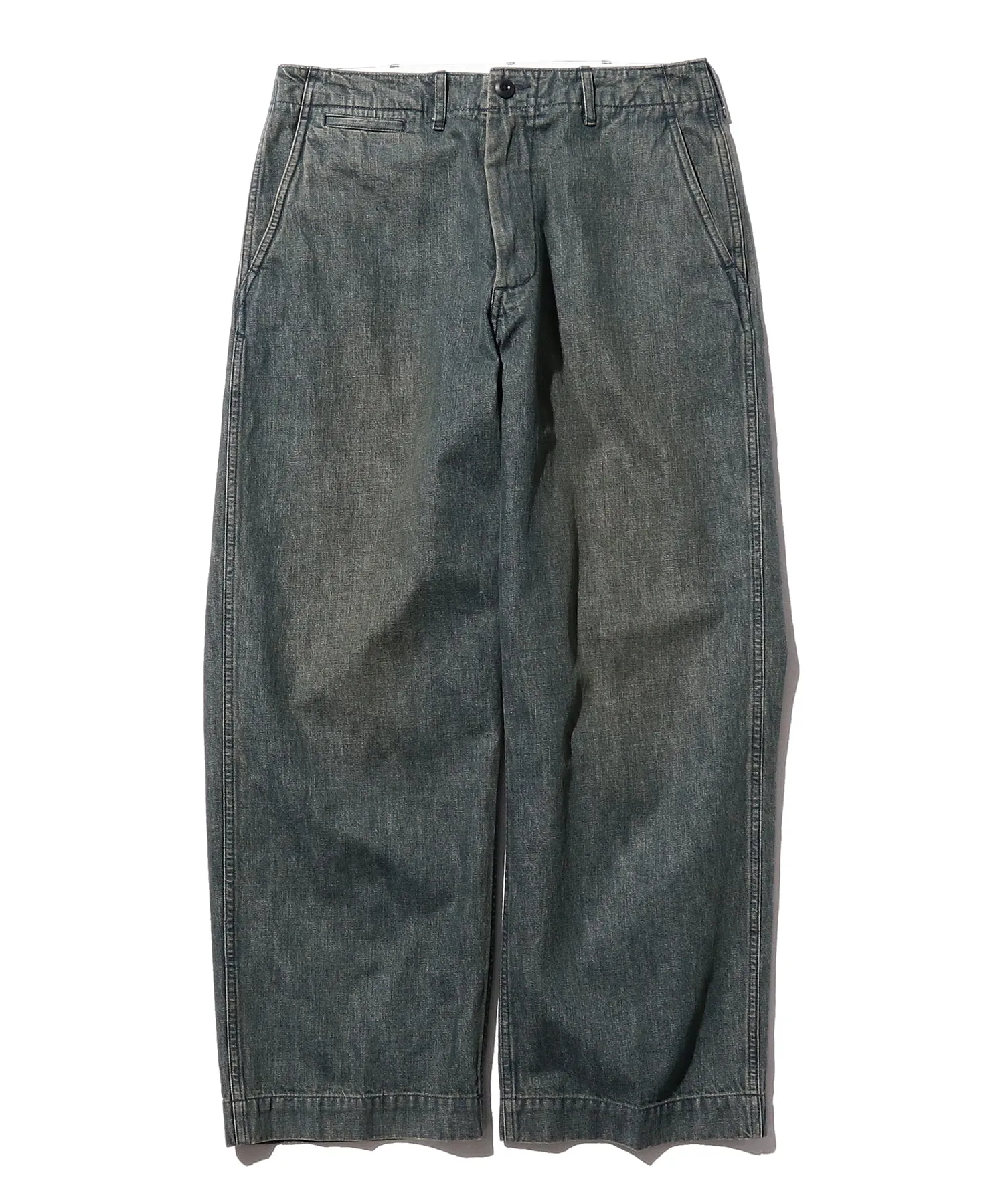 Beams Plus MIL Trousers Denim Double Dye - USED