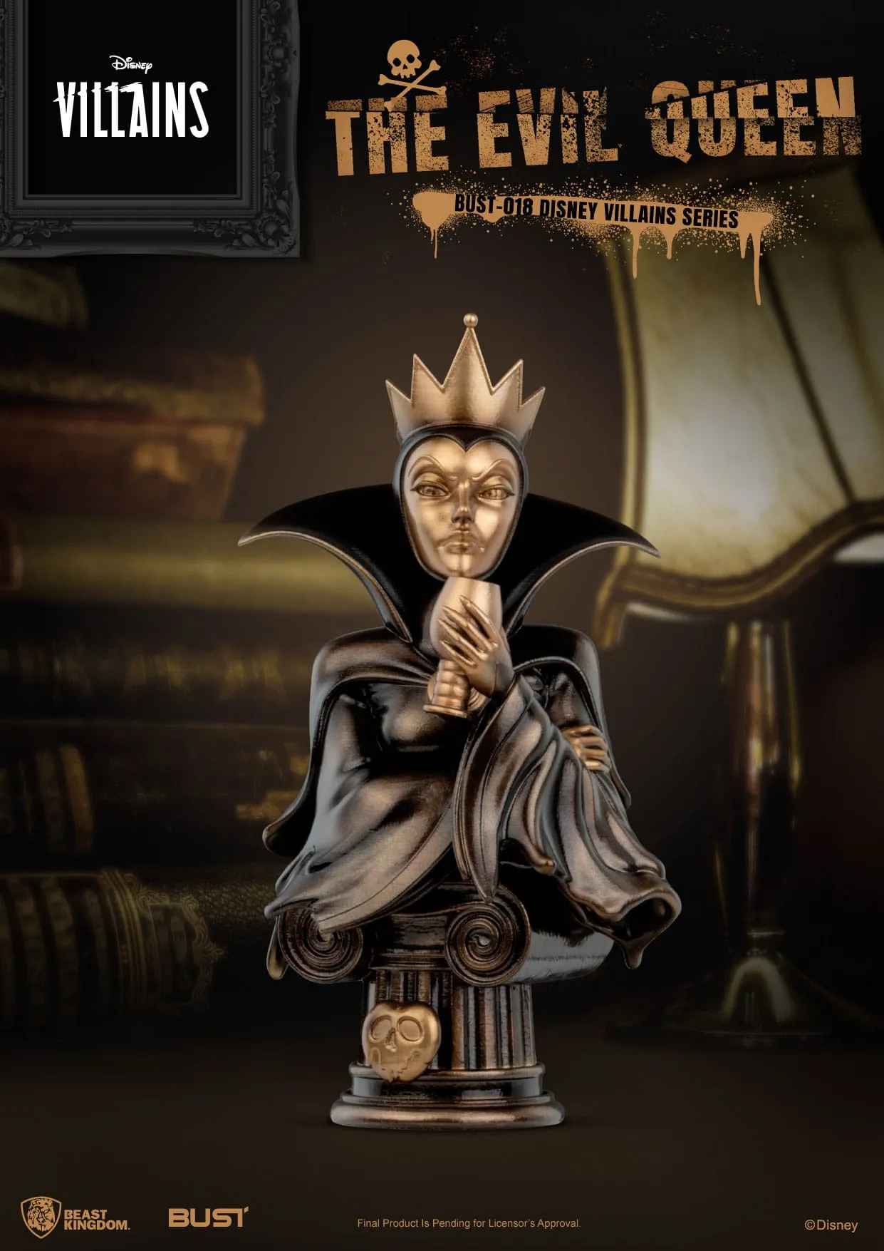 Beast Kingdom Disney Villains Series The Evil Queen PVC Bust