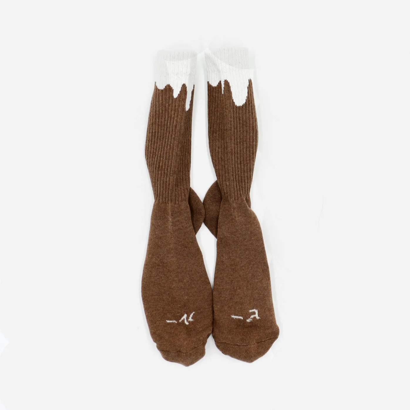 BEER SOCKS - BROWN