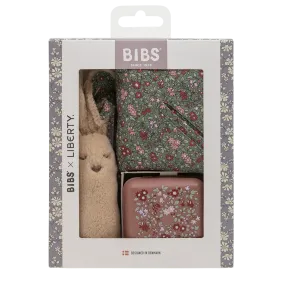 BIBS X LIBERTY Xmas Baby Bundle - Chamomile Lawn - Woodchuck