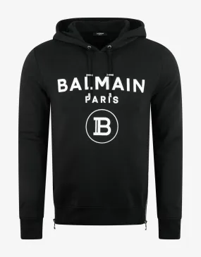 Black B Logo Hoodie