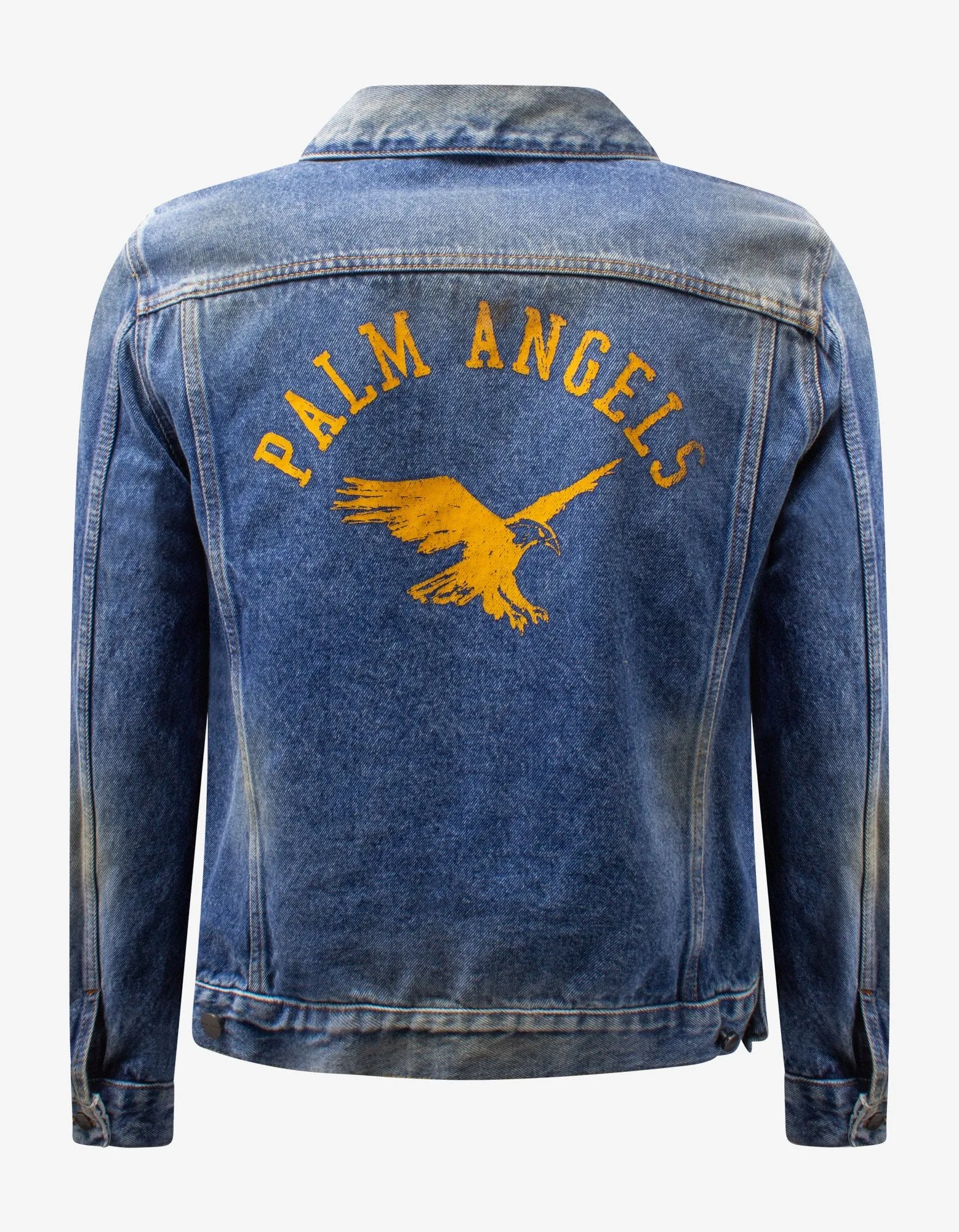 Blue College Eagle Denim Jacket