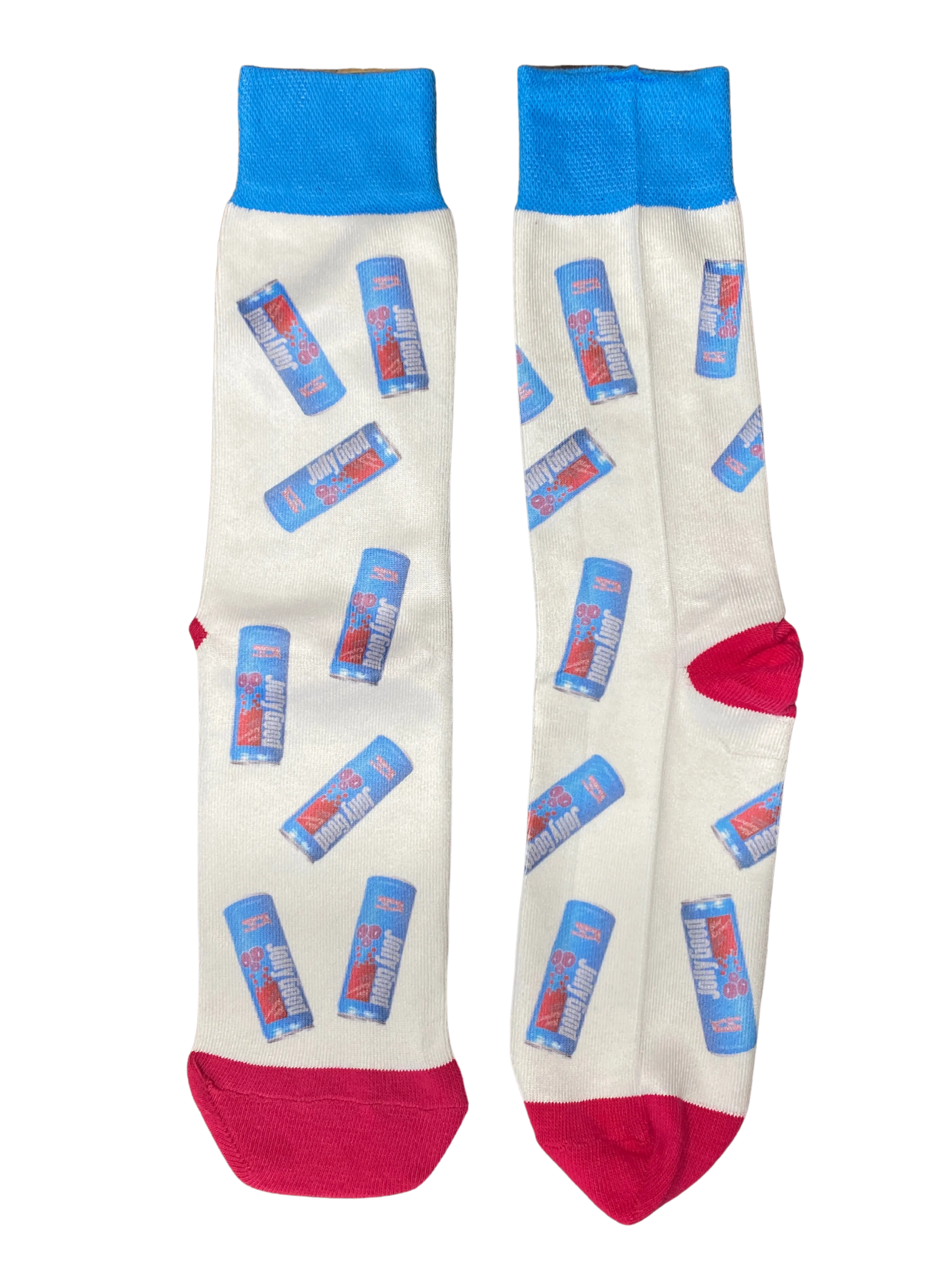 Blue Raspberry Can Crew Socks