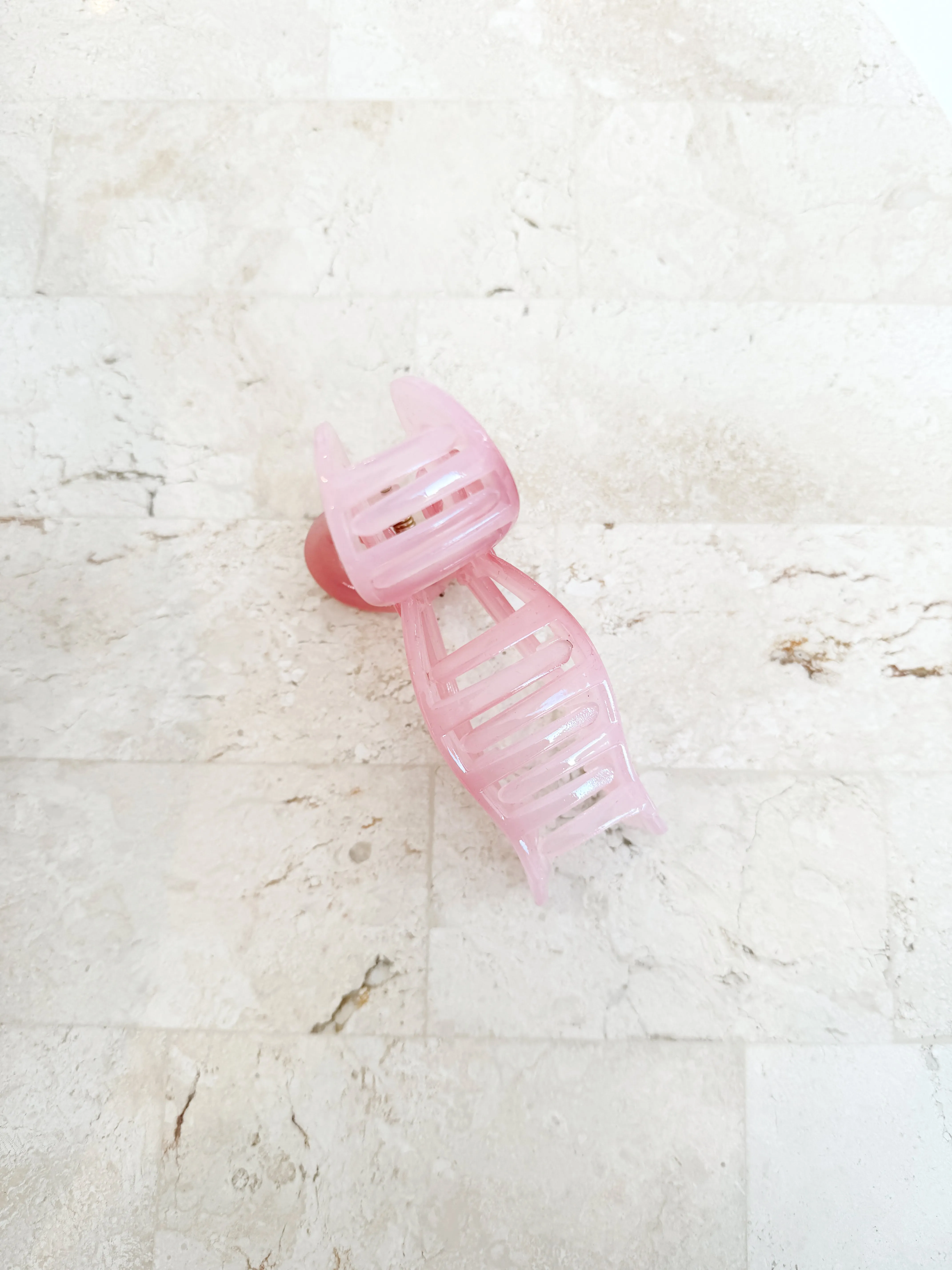 Bow Clip - Ombre Pink