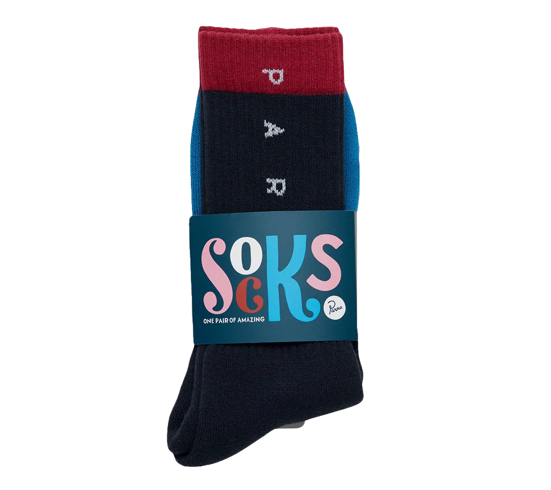 by Parra Horizontal Clean Logo Crew Socks