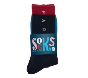 by Parra Horizontal Clean Logo Crew Socks