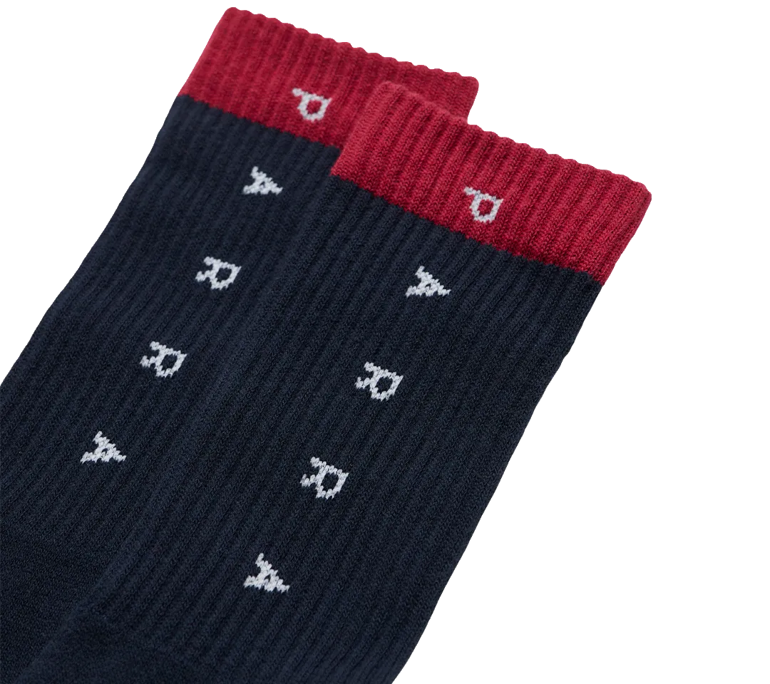 by Parra Horizontal Clean Logo Crew Socks