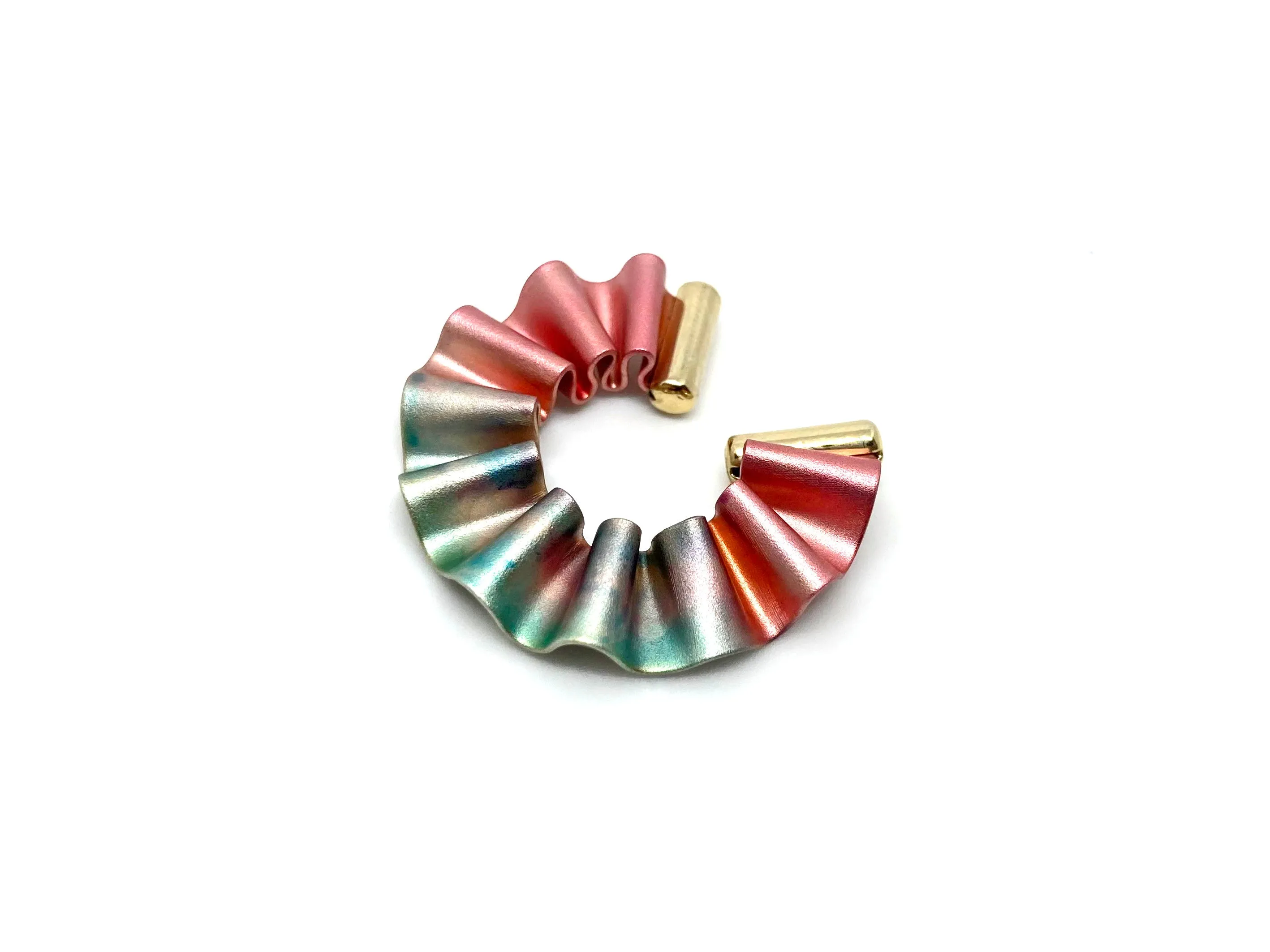 CABO | Ear Cuff | Mermaid's Tail Metal Collection | Ear Cuff - Pink / Marble