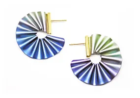 CABO | Earring | Mermaid's Tail Collection | Three Quarters Earrings - Violet / Green