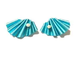 CABO | Earrings | Mermaid's Tail Collection | Pearl Earrings | Light Blue