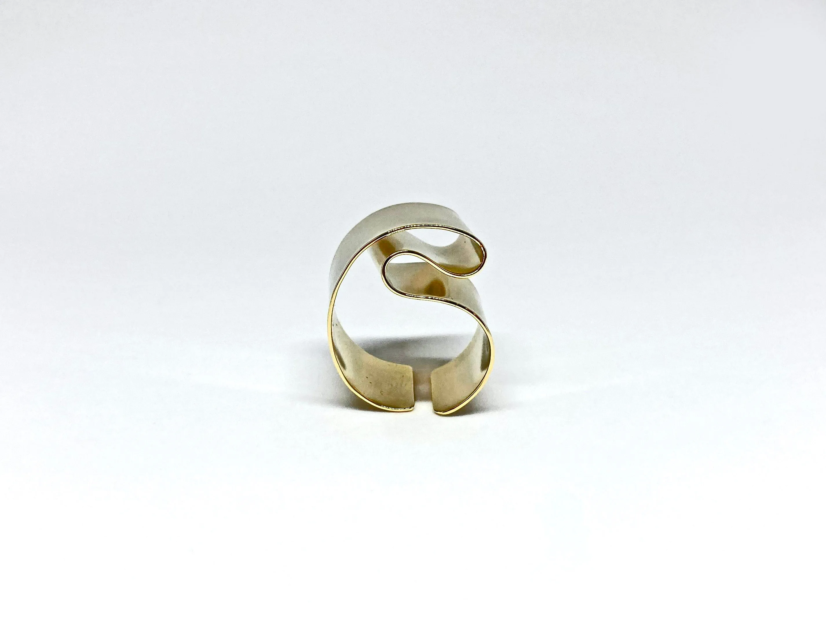 CABO | Mermaid's Tail Collection | 1 Curl Metal Ring | Gold