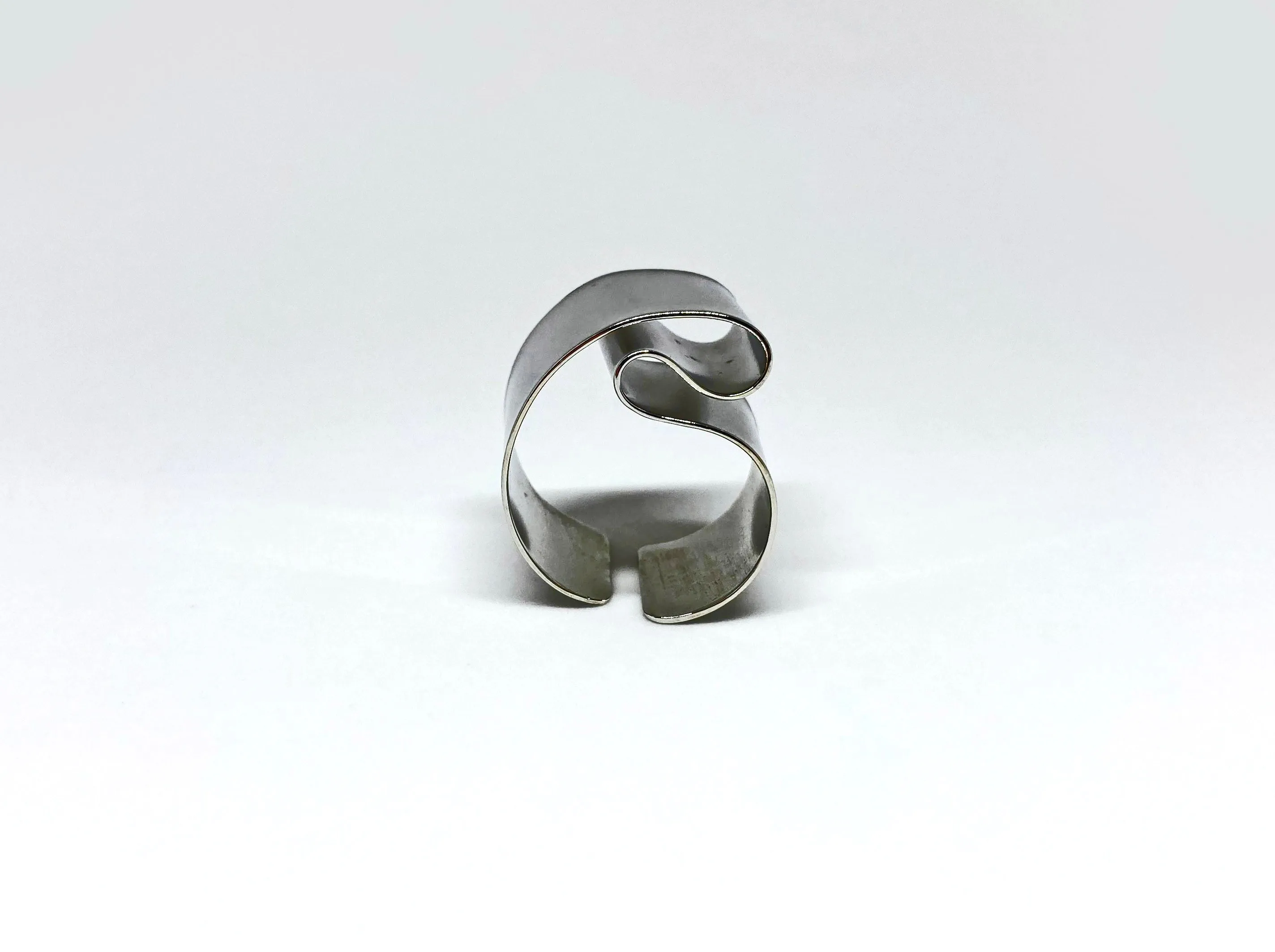 CABO | Mermaid's Tail Collection | 1 Curl Metal Ring | Sliver