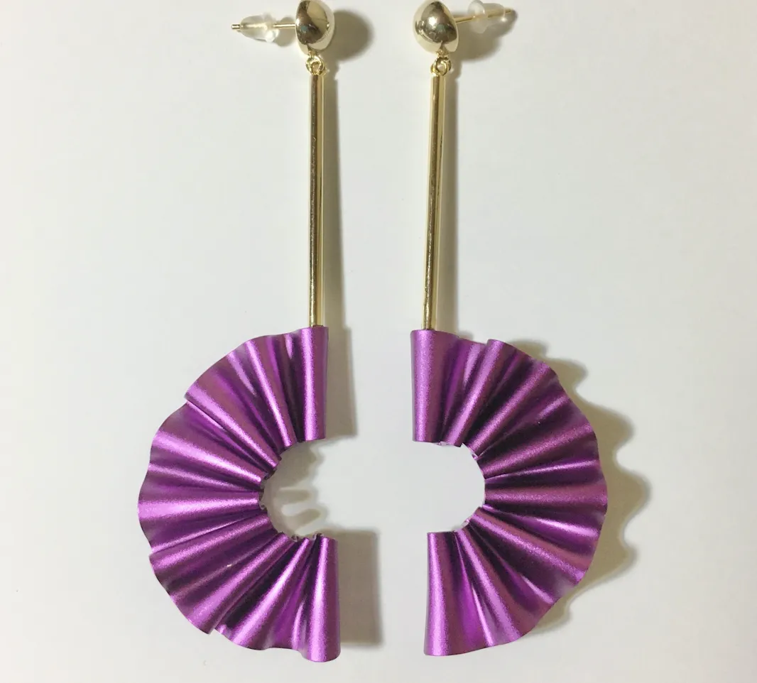 CABO | Mermaid's Tail Collection | Stick Half Earrings | Purple