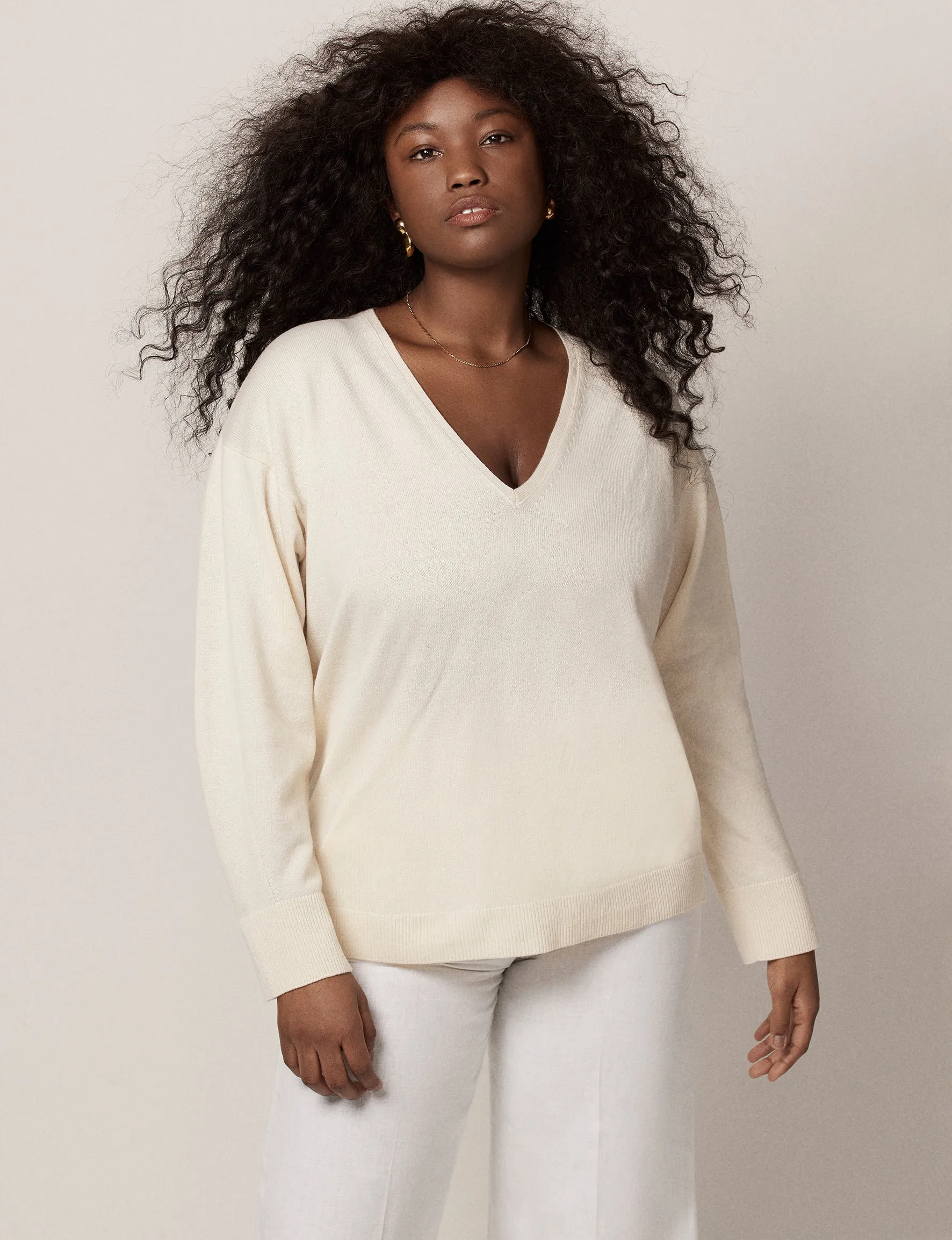 Cashmere V Neck Sweater