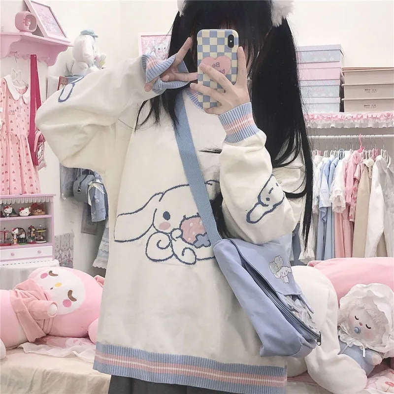 Cinnamoroll Knit Hoodie