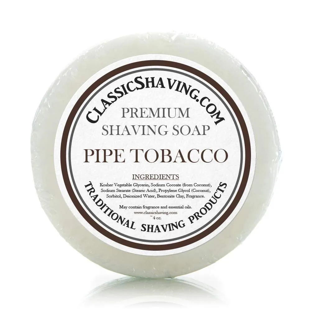 Classic Shaving Mug Soap - 3"  Pipe Tobacco