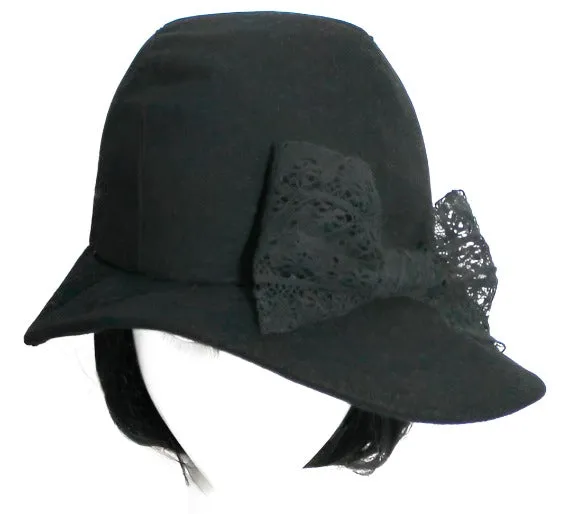 Cloche Hat Bow