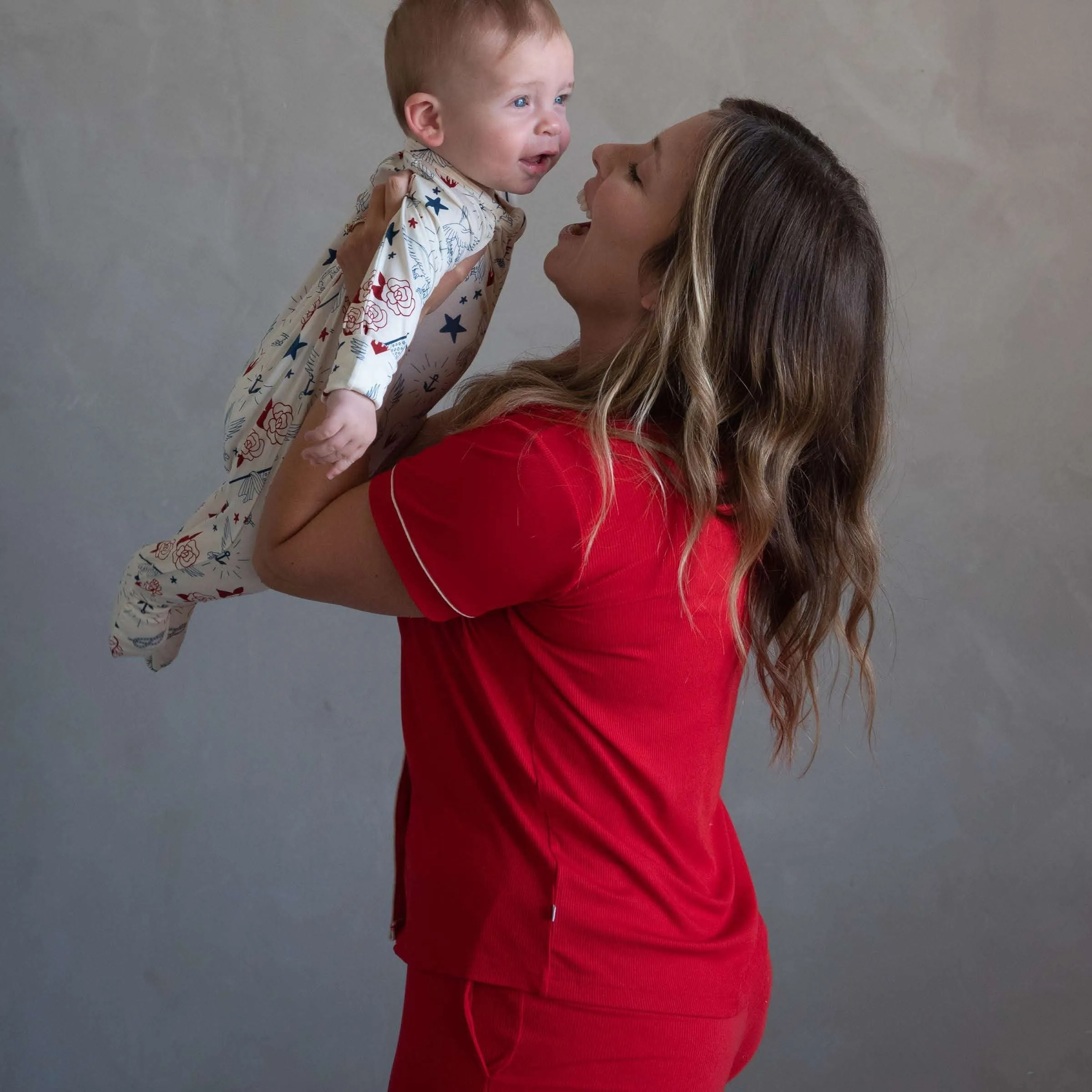 Crimson Red | Mommy Pajamas