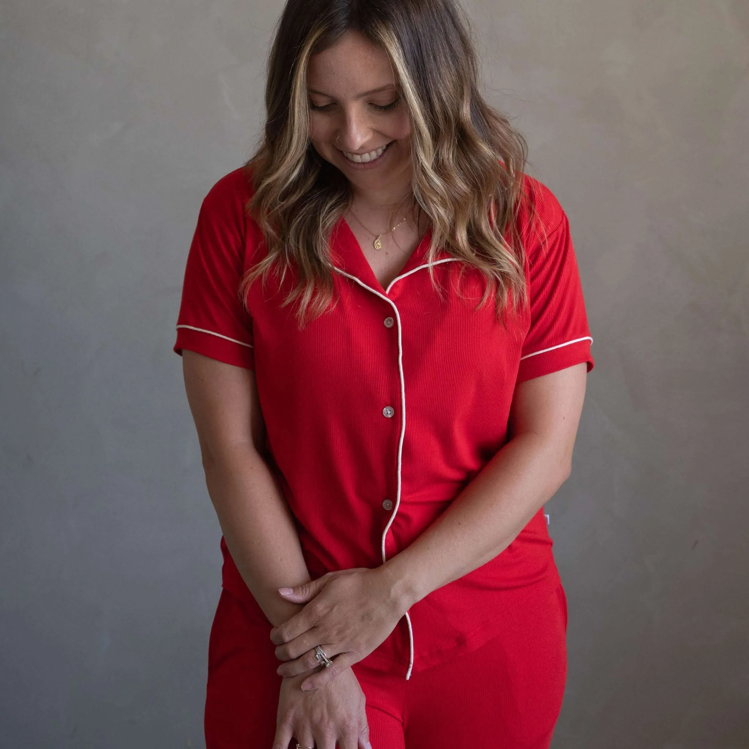 Crimson Red | Mommy Pajamas