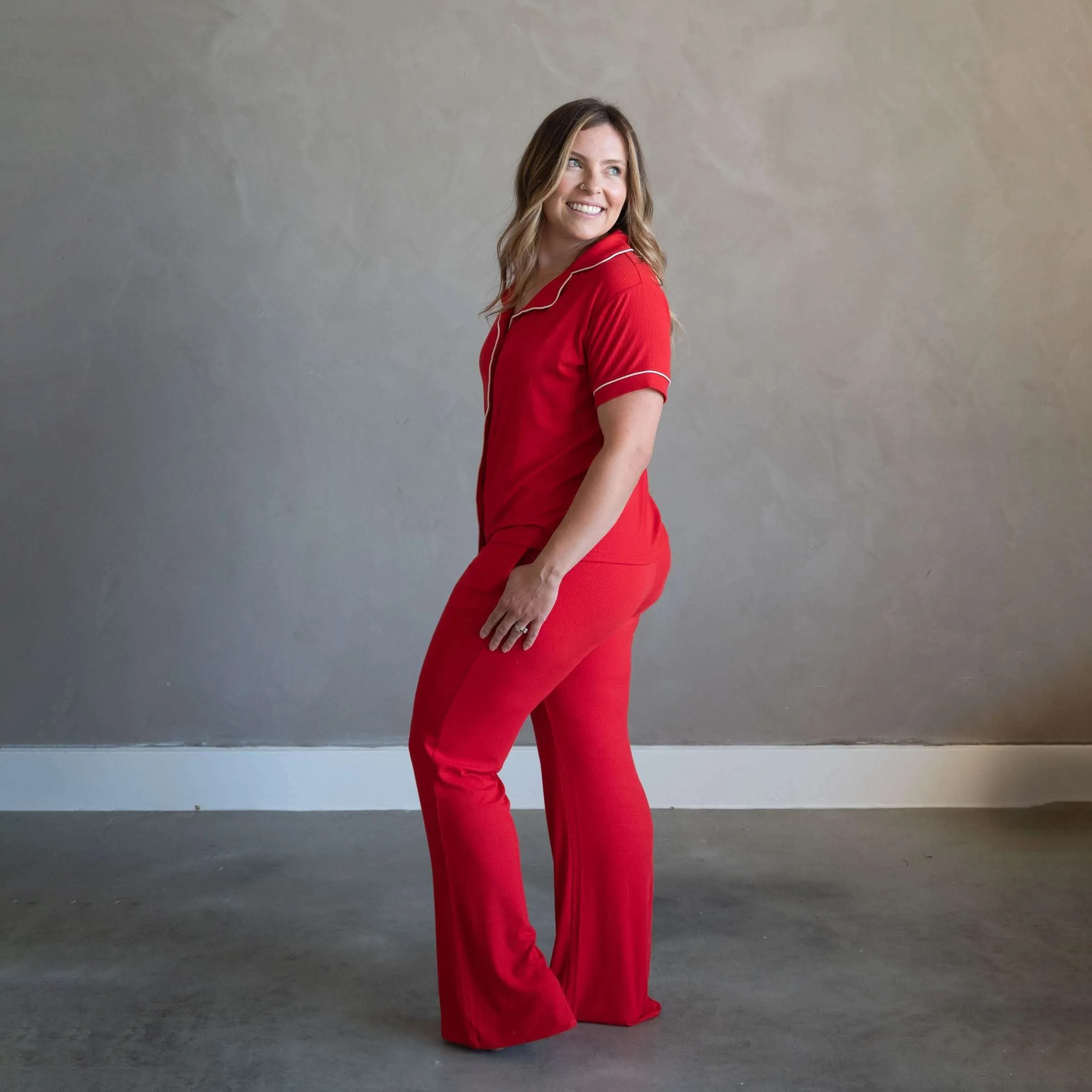 Crimson Red | Mommy Pajamas