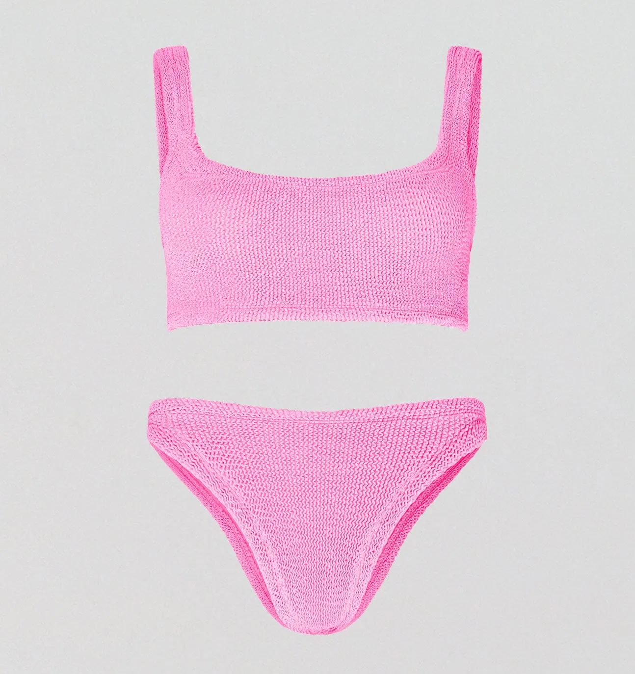 Crop bikini set [Bubblegum Crinkle]