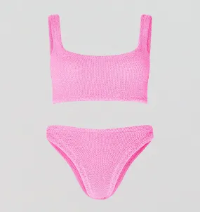 Crop bikini set [Bubblegum Crinkle]