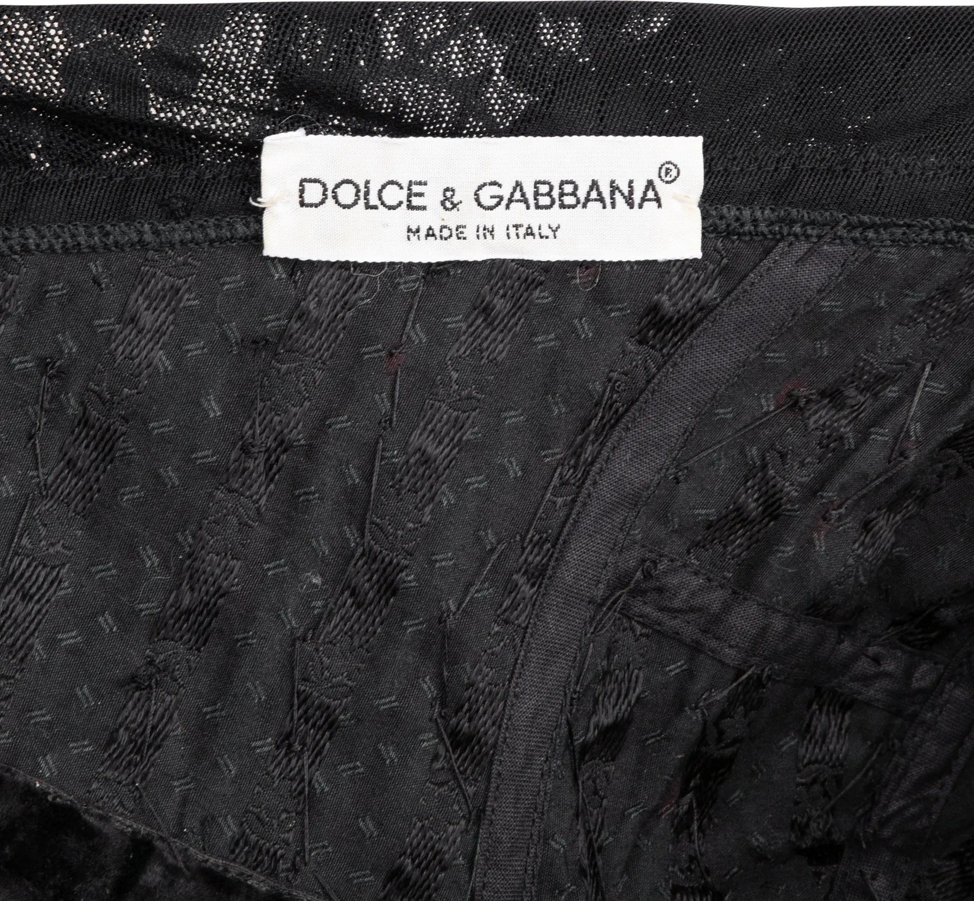 Dolce & Gabbana Fall 1990 Runway Embellished Bustier Top