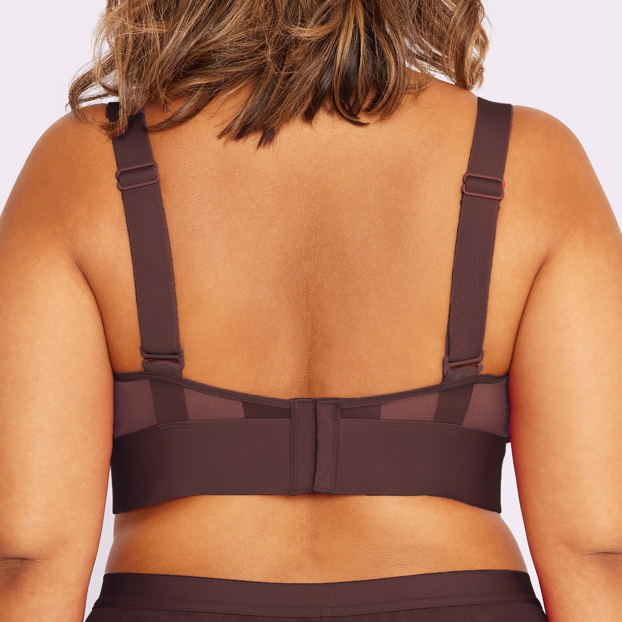 Dream Mesh Plunge Bralette | Ultra-Soft Re:Play | Archive (Fudge)